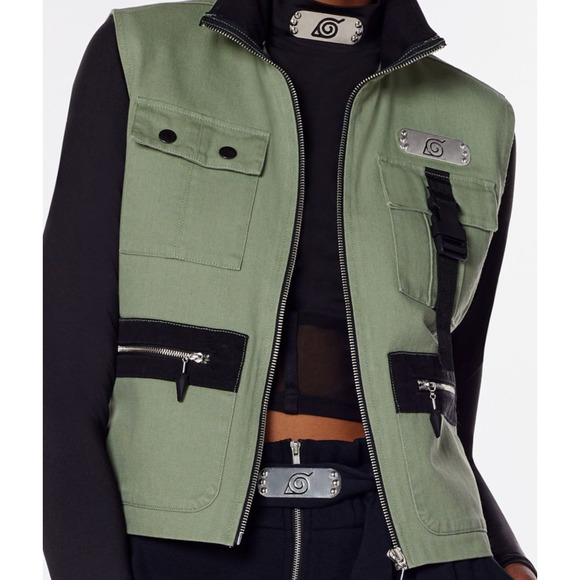 NARUTO SHIPPUDEN KAKASHI JONIN VEST WOMENS - Picture 3 of 7